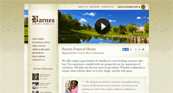 Desktop Screenshot of barnesfuneralhome.org